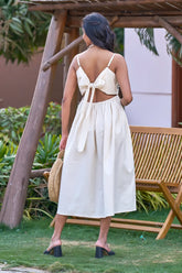Casual Resort Wear Dress With Embroidery-CL-SW-3092